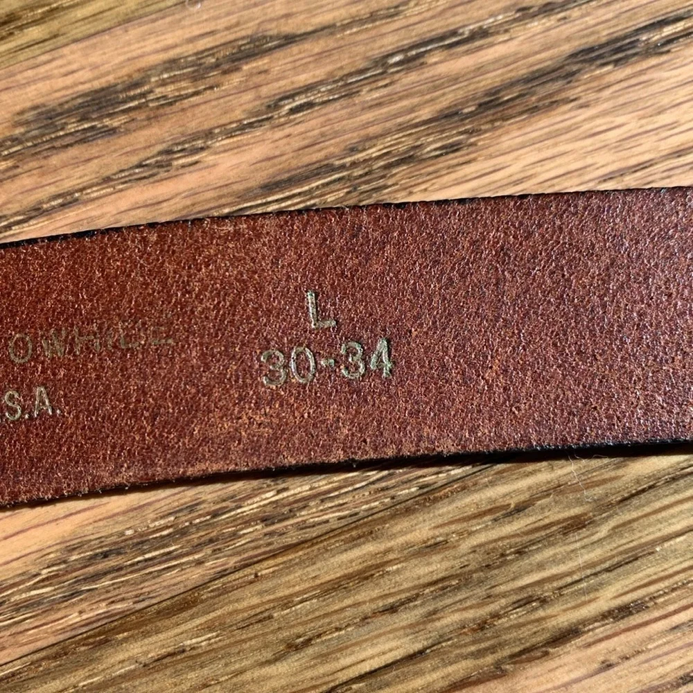 Levi’s brown  genuine leather belt with silver buckle